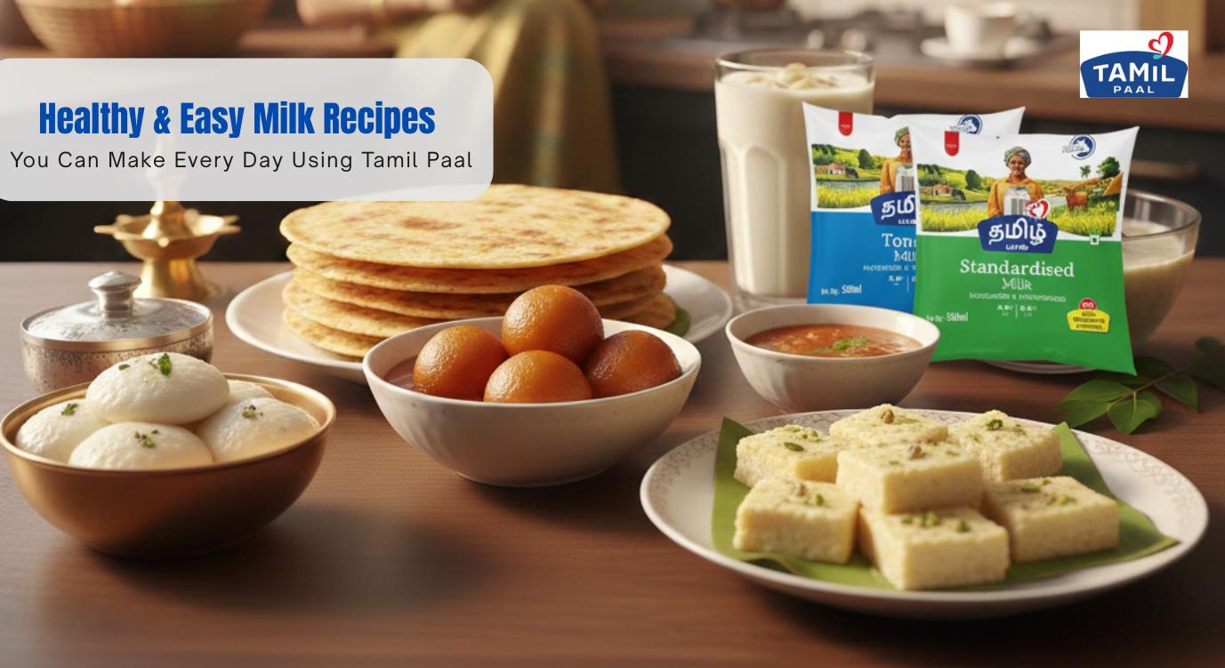 Healthy & Easy Milk Recipes You Can Make Every Day Using Tamil Paal - Tamil Paal
