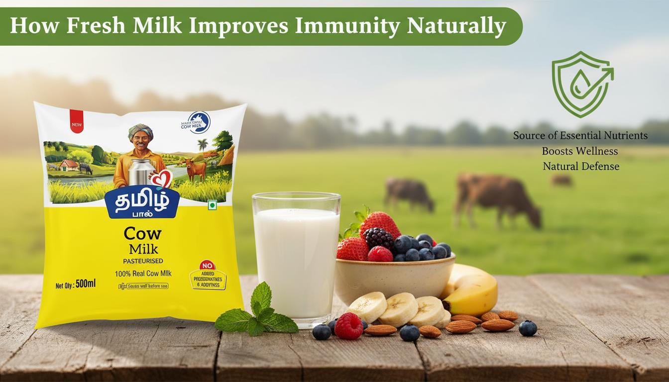 How Fresh Milk Improves Immunity Naturally: 9 Powerful Health Benefits You Should Know - Tamil Paal