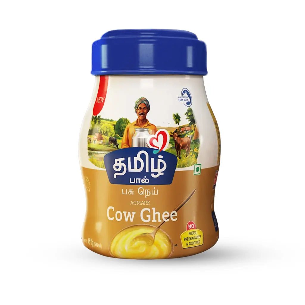 Pure Cow Ghee | Premium Desi Ghee & Pure Ghee Online | Tamil Paal
