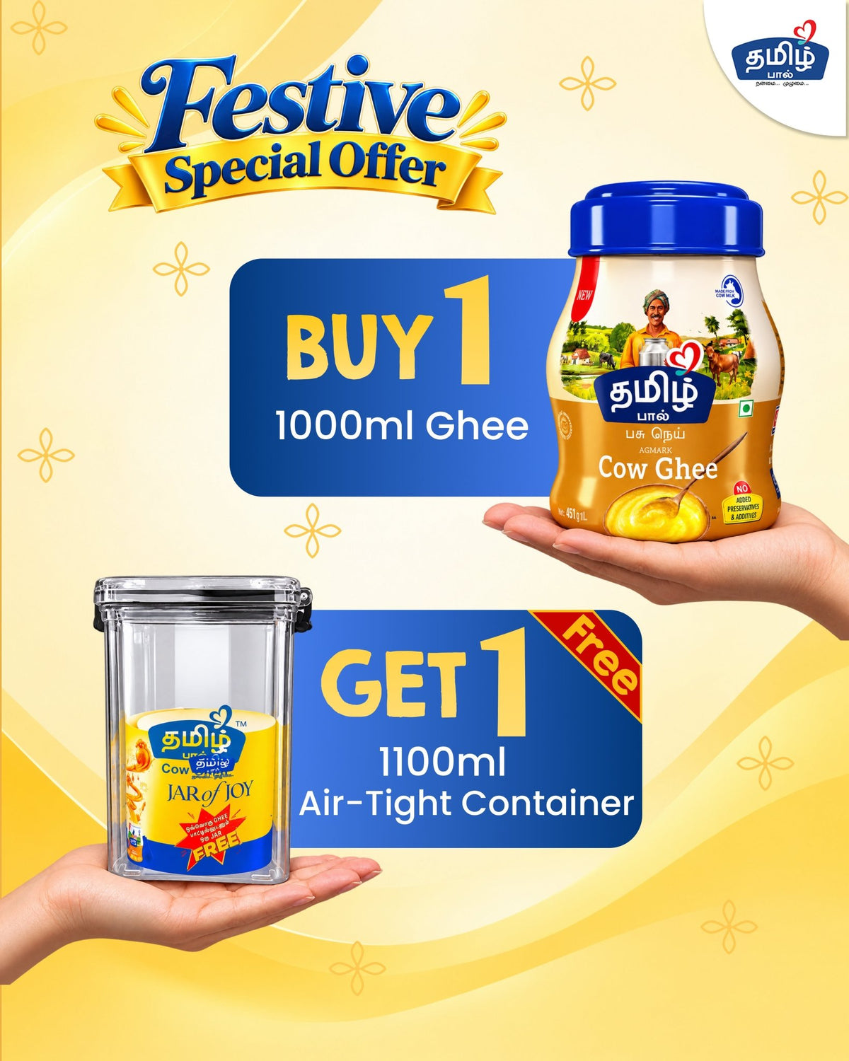 Pure Cow Ghee - Tamil Paal