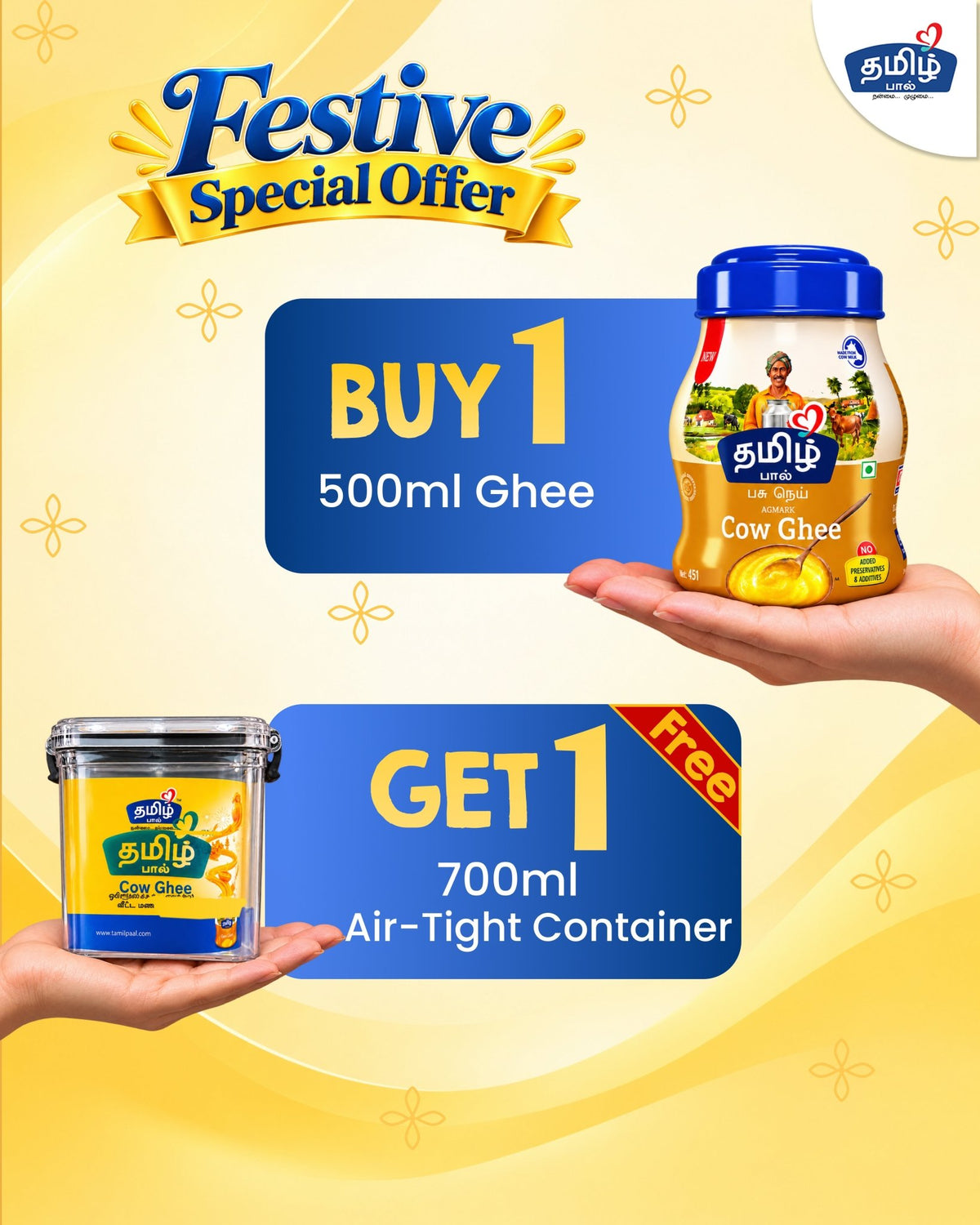 Pure Cow Ghee - Tamil Paal