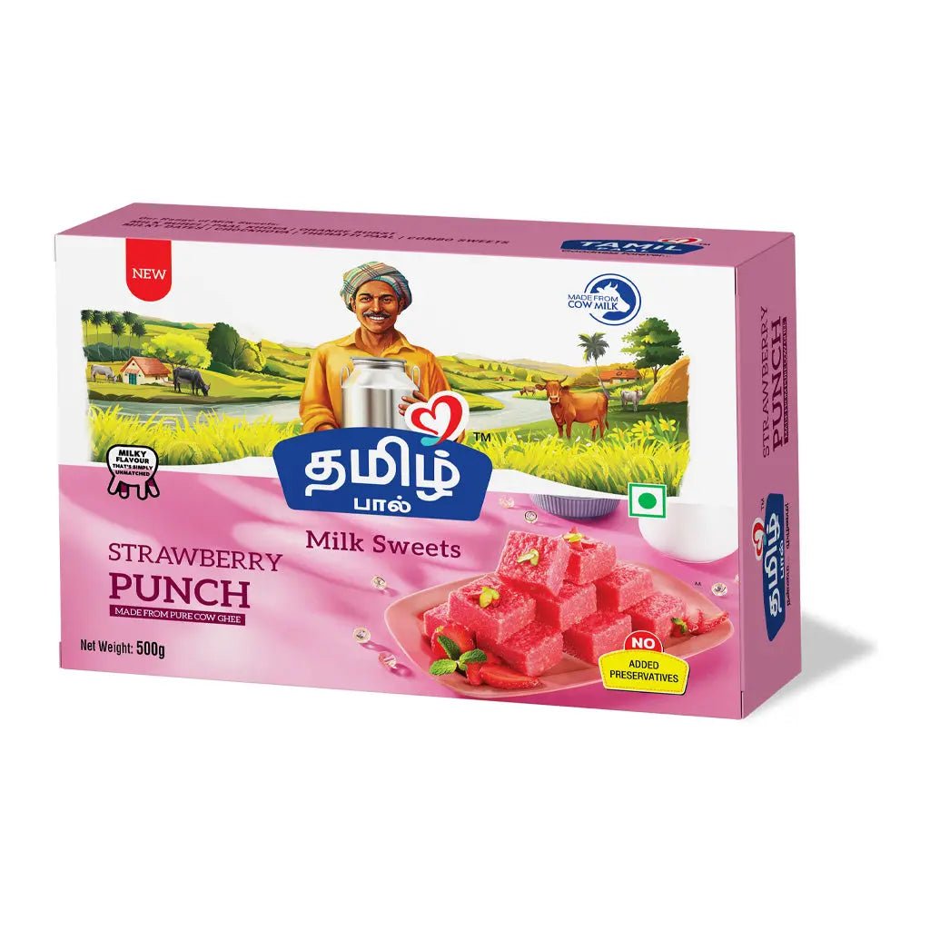 Strawberry Punch - GK DAIRY - Tamil Paal