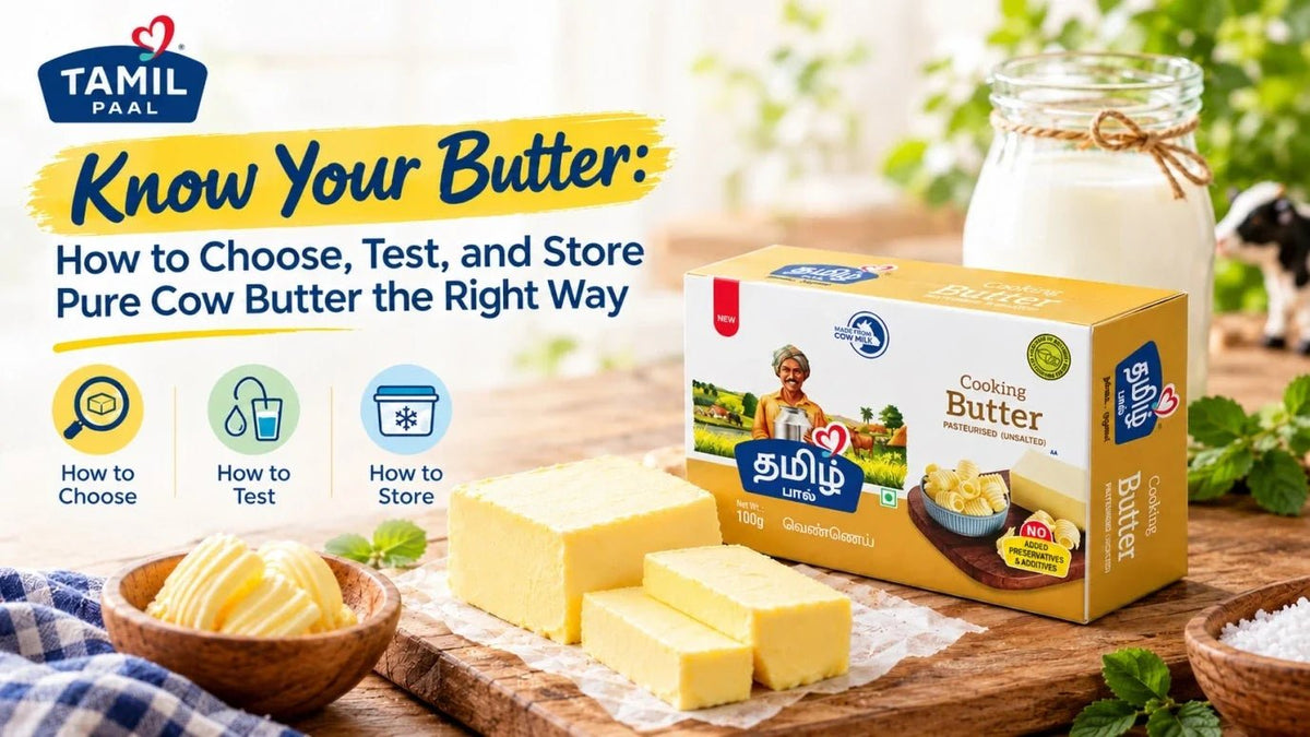 Know Your Butter: How to Choose, Test, and Store Pure Cow Butter the Right Way - Tamil Paal