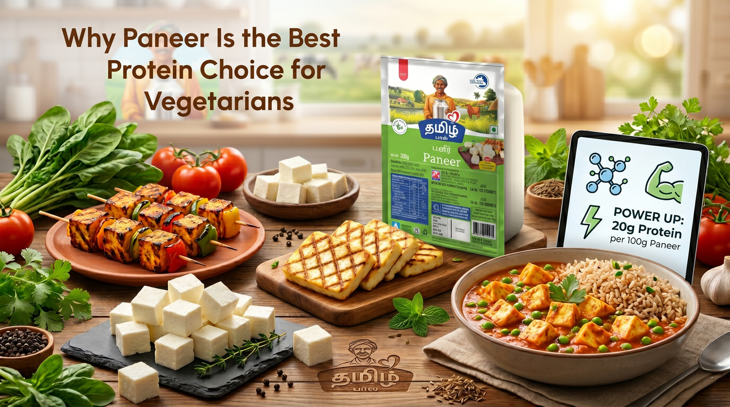 Why Paneer Is the Best Protein Choice for Vegetarians - Tamil Paal