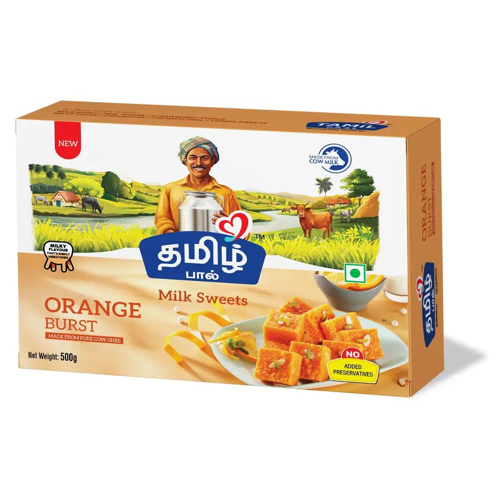 Orange Burst - GK DAIRY - Tamil Paal