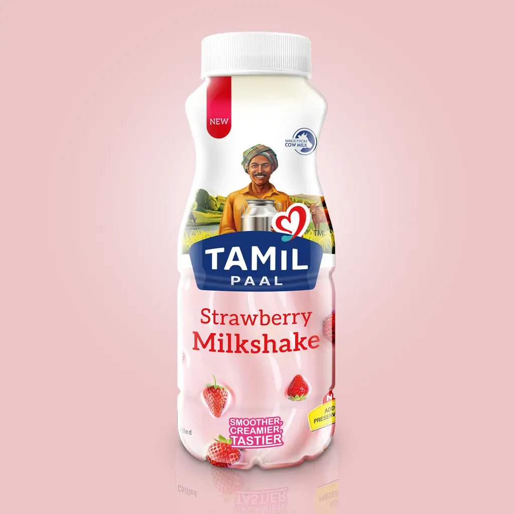 Strawberry Milkshake - GK DAIRY - Tamil Paal